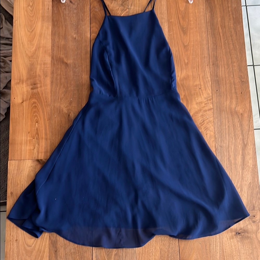 Lulu's Deep Blue Dress